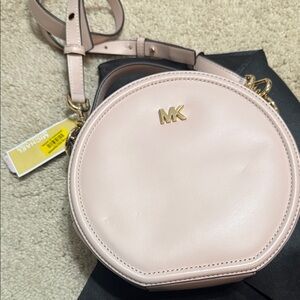 Michael Kors Blush Round Crossbody Bag